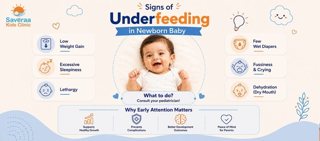 Signs of Underfeeding in Newborn babies